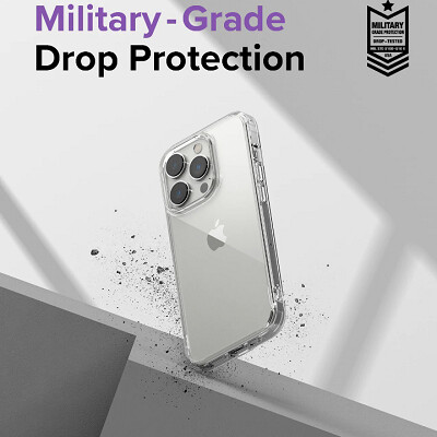 Чехол бампер Ringke Fusion Series прозрачный для Apple iPhone 14 Pro Max(4)