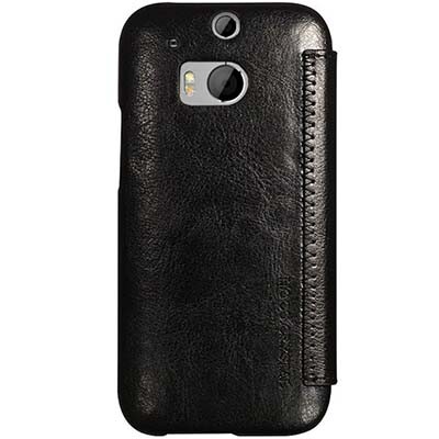 Кожаный чехол HOCO Crystal leather Case Black для HTC One M8(3)
