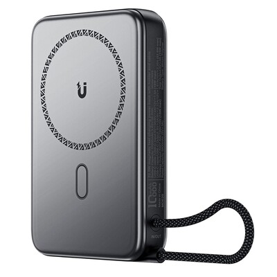 Внешний аккумулятор со встроенным кабелем и подставкой Acefast M24 22.5W Magnetic Fast Charging Power Bank 10000mAh(3)