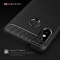 Силиконовый чехол Brushed Line TPU Case синий для Xiaomi Mi A2 Lite\ Redmi 6 Pro(#4)