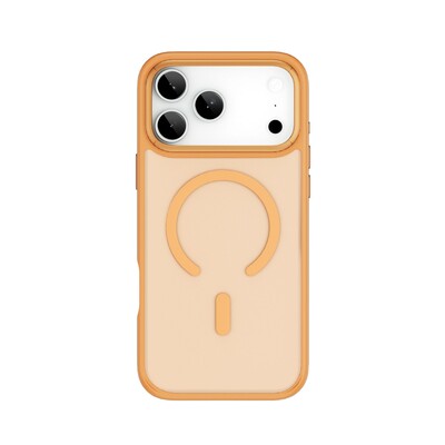 Защитный чехол WiWU Armor Magnetic Case Soft Touch FGG-012 оранжевый для Apple iPhone 17 Pro(1)