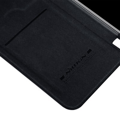 Кожаный чехол Nillkin Qin Leather Case Black для Samsung Galaxy E7(3)