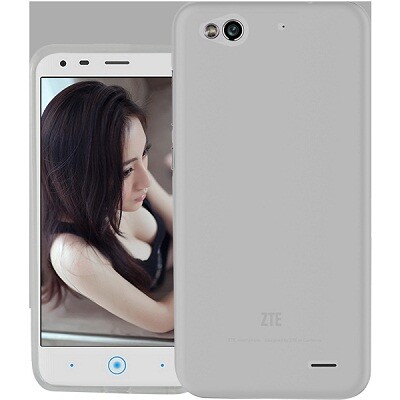 Силиконовый бампер с пленкой Becolor Grey Mat для ZTE Blade S6(1)