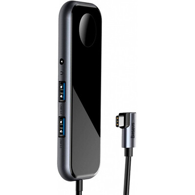 USB-концентратор Baseus Mirror Series Multifunctional Wireless Charger USB-C CAHUB-AZ0G(3)