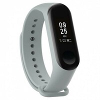 Силиконовый ремешок для Xiaomi Mi Band 3 серый