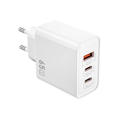 Зарядное устройство WiWU 65W Essen GaN Fast Charger for Laptop EU Plug Wi-G005(2)