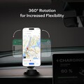 Автомобильный держатель с MagSafe Momax 1-Move Q.Mag Qi2.2 25W Magnetic Wireless Charging Car Mount (CM38Q22E)(#10)