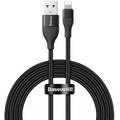 Кабель Baseus 2-in-1 Dual Output (CATLYW-G01) USB-A/C to Lightning 1m черный(#2)