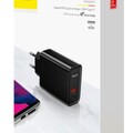 Сетевое зарядное устройство Baseus Speed PPS Quick Charger - USB, Type-C (CCFS-C01) QC3.0 черный(#2)
