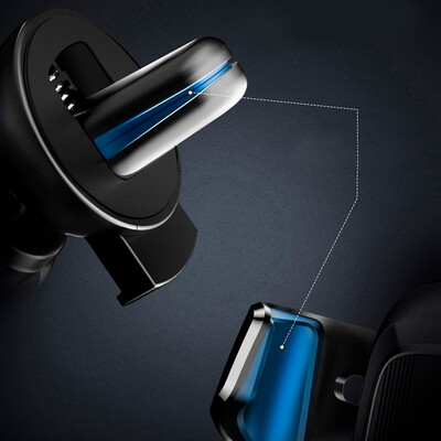 Автомобильный держатель Baseus Car Holder Gravity Metal SUYL-B01 черный(10)