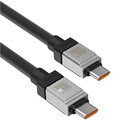 Кабель Baseus CoolPlay Series Fast Charging Cable Type-C to Type-C 100W 1m (CAKW000201) черный(#3)