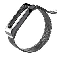 Сменный стальной браслет Milanese Loop Серый для Xiaomi Mi Band 2