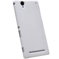 Пластиковый чехол Nillkin Super Frosted Shield White для Sony Xperia T2 Ultra Dual(#4)