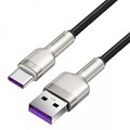 Кабель Baseus Cafule Series Metal Data Cable USB to Type-C 66W 0.25m CAKF000001 черный(#2)