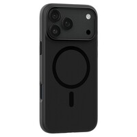 Силиконовый чехол Mosbros Pure Magsafe Mag Icoat черный для Apple iPhone 18 Pro Max
