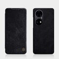 Кожаный чехол Nillkin Qin Leather Case Черный для Huawei P50 Pro(#4)