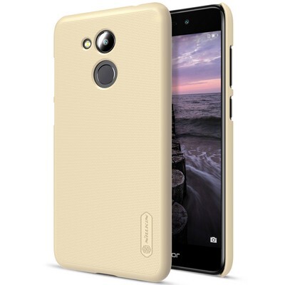 Пластиковый чехол с пленкой Nillkin Super Frosted Shield Gold для Huawei Honor 6C Pro\ V9 Play(3)