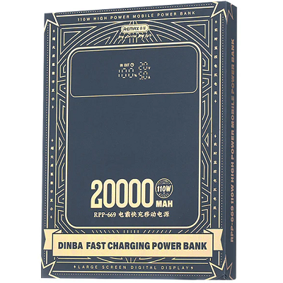 Повербанк Remax Dinba Series PD+QC 110W, 20000 mAh черный(5)