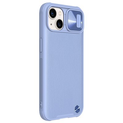 Силиконовая накладка Nillkin CamShield Leather Case Лавандовая для Apple iPhone 13(3)
