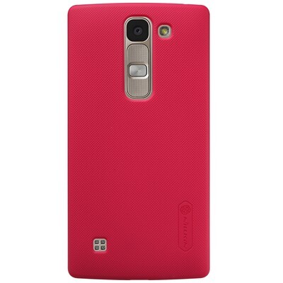 Пластиковый чехол с пленкой Nillkin Super Frosted Shield Red для LG Spirit (H440Y)(1)