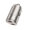 Автомобильное зарядное Wiwu Nano Series C+C Fast Car Charge 30w QC-029(#2)
