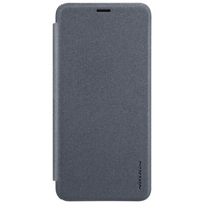 Полиуретановый чехол книга Nillkin Sparkle Leather Case Черный для Meizu M6s(1)