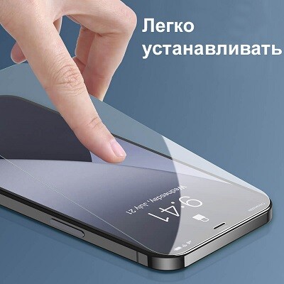 Защитное стекло  Baseus Full Coverage Secondary Hardening 0.15мм (SGAPIPH61P-FM02) 2шт для Apple iPhone 12 Pro(7)
