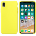 Силиконовый чехол желтый для Apple iPhone XR(#1)