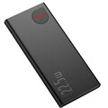 Baseus Adaman Metal Digital Display Quick Charge Power Bank 10000mAh 22.5W 2021 Editon (With Simple Series Charging Cable USB to Type-C 3A 0.3m) PPAD070001 черный(#6)