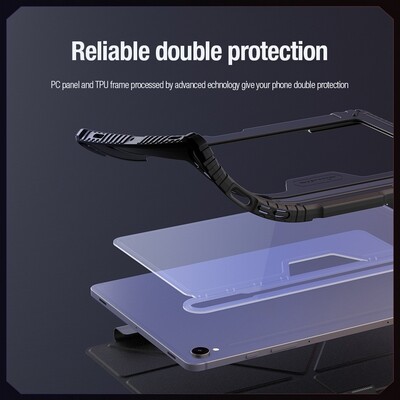Защитный чехол Nillkin Bumper Leather Case Pro Multi-angle Черный для Samsung Galaxy Tab S10 Fe(10)