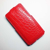 Кожаный чехол Armor Case Red Crocodile для LG Optimus G E975