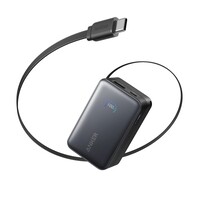Внешний аккумулятор Anker Nano Power Bank Built-in USB-C A1638 45W (ССС) 10000mAh