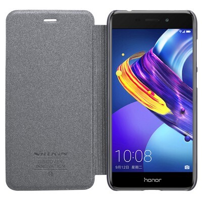 Полиуретановый чехол книга Nillkin Sparkle Leather Case Black для Huawei Honor 6C Pro\ V9 Play(3)