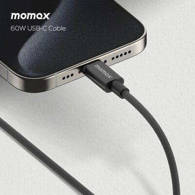 Кабель Momax Elite DC30W USB-C-USB-C 60W 1.5м белый(4)