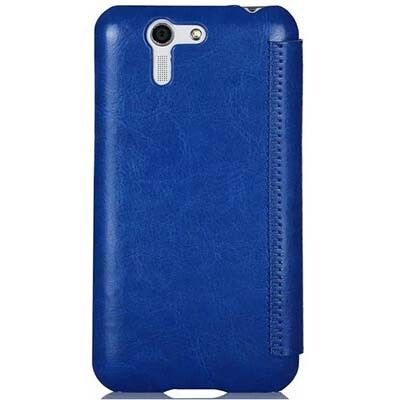 Полиуретановый чехол Mofi Book Case Blue для Asus PadFone S PF500KL(2)