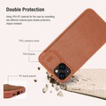 Кожаный чехол Nillkin Qin Pro Leather Case Красный для Apple iPhone 14 Plus(#5)