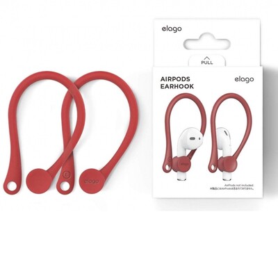 Держатель Elago Earhook для наушников Apple AirPods красный(4)