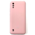 Силиконовый чехол Silicone Case светло-розовый для ZTE Blade A5 2020(#1)
