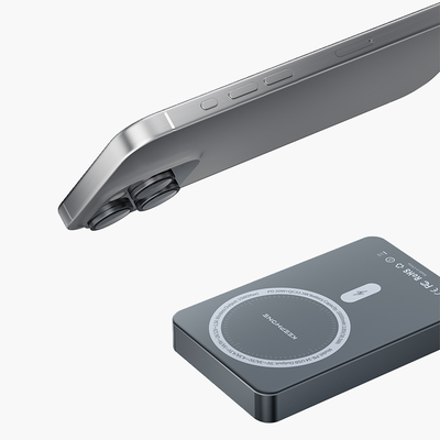 Магнитный повербанк Keephone Lucci Power Bank 10000mAh MagSafe 15W оранжевый(8)