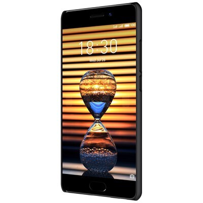 Пластиковый чехол с пленкой Nillkin Super Frosted Shield Black для Meizu Pro 7 Plus(2)