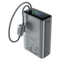 Внешний аккумулятор с экраном и встроенным кабелем Acefast M49 22.5W with two cables T205ALF 20000mAh(#3)
