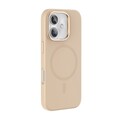 Силиконовый чехол Mutural Karen Series Liquid Silicone Magsafe Phone Case песочный для Apple iPhone 16(#1)