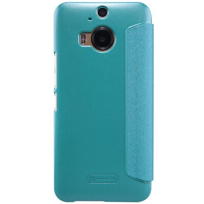 Полиуретановый чехол Nillkin Sparkle Leather Case Blue для HTC One M9+/One M9 Plus(2)