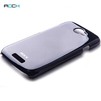 Пластиковый чехол ROCK Naked Color-ful Series Black для HTC One S