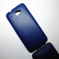 Кожаный чехол Melkco Leather Case Dark Blue LC для HTC Desire 601/Zara(#3)