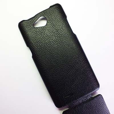 Кожаный чехол Armor Case Black для Philips Xenium W3500(4)