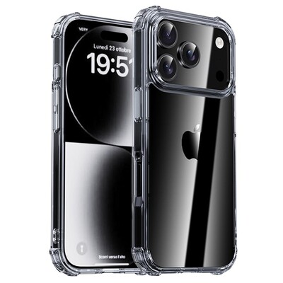 Противоударный чехол PC + TPU iPAKY Crystal Clear Series прозрачный для Apple iPhone 17 Pro(1)