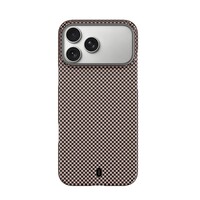 Кевларовый чехол WiWU DCC-208 ARAMID ARMOR Magnetic Case 600D Aramid Fiber Slim коричневый для Apple iPhone 17 Pro Max