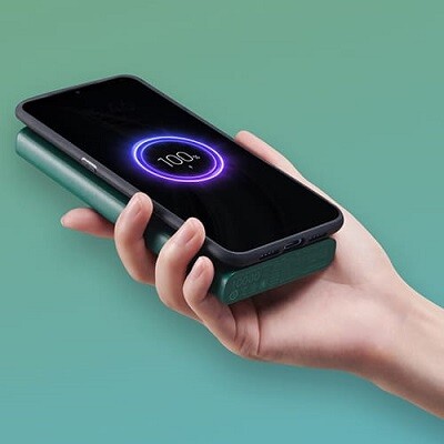 Внешний аккумулятор ZMI 10000mAh Wireless Charging USB-C Power Bank WPB01 (ZMKWPB01CNGR) зеленый(6)