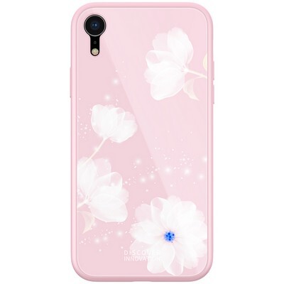 Подарочный комплект Nillkin Fancy (беспроводное ЗУ + чехол+кабель 3в1) розовый для Apple iPhone XR(2)